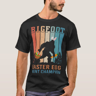 Bigfoot Sasquatch Bunny Easter Day Toddler Gir T-shirt