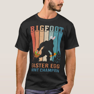 Bigfoot Sasquatch Bunny Easter Day Toddler Gir T-shirt