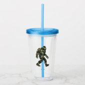 Bigfoot Sasquatch Camo Acryl Drinkbeker (Voorkant)
