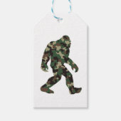 Bigfoot Sasquatch Camo Cadeaulabel (Voorkant)