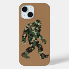 Bigfoot Sasquatch Camo iPhone 15 Case