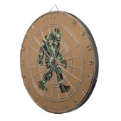 Bigfoot Sasquatch Camo Dartbord (Voorkant Rechts)