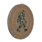 Bigfoot Sasquatch Camo Dartbord (Voorkant Links)