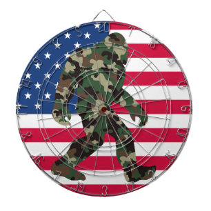 Bigfoot Sasquatch Camo Dartbord