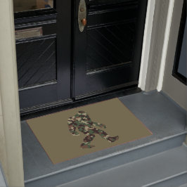Bigfoot Sasquatch Camo Deurmat