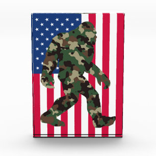 Bigfoot Sasquatch Camo Fotoblokken