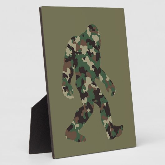 Bigfoot Sasquatch Camo Fotoplaat (Zijkant)