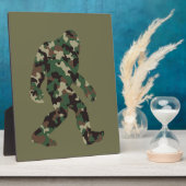 Bigfoot Sasquatch Camo Fotoplaat (Zijkant)