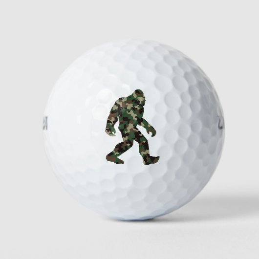 Bigfoot Sasquatch Camo Golfballen (Voorkant)