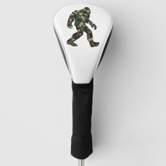 Bigfoot Sasquatch Camo Golfheadcover (Voorkant)