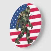 Bigfoot Sasquatch Camo Grote Klok (Hoek)
