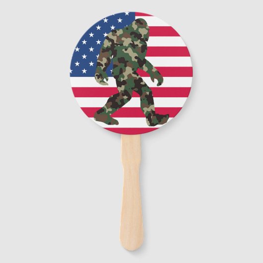 Bigfoot Sasquatch Camo Handwaaier (Voorkant)