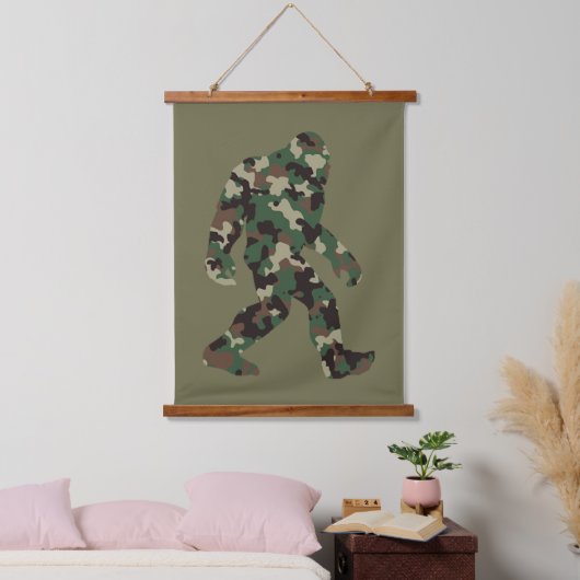 Bigfoot Sasquatch Camo Hangend Wandkleed (Slaapkamer)
