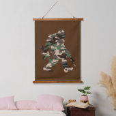 Bigfoot Sasquatch Camo Hangend Wandkleed (Slaapkamer)