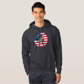 Bigfoot Sasquatch Camo Hoodie (Voorkant volledig)