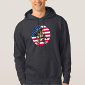 Bigfoot Sasquatch Camo Hoodie (Voorkant)