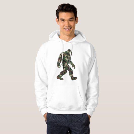 Bigfoot Sasquatch Camo Hoodie (Voorkant volledig)