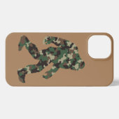 Bigfoot Sasquatch Camo iPhone Hoesje (Achterkant horizontaal)