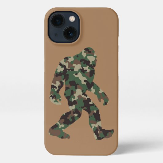 Bigfoot Sasquatch Camo iPhone Hoesje (Achterkant)