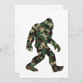 Bigfoot Sasquatch Camo Kaart (Voorkant / Achterkant)