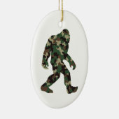 Bigfoot Sasquatch Camo Keramisch Ornament (Rechts)