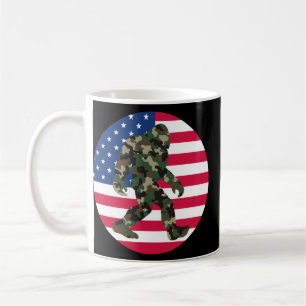 Bigfoot Sasquatch Camo Koffiemok