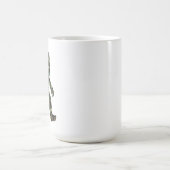 Bigfoot Sasquatch Camo Koffiemok (Center)