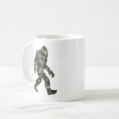 Bigfoot Sasquatch Camo Koffiemok (Voorkant links)