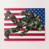 Bigfoot Sasquatch Camo Legpuzzel (Horizontaal)