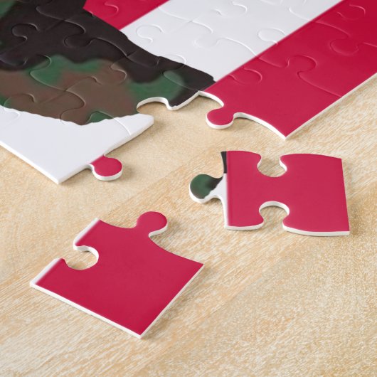 Bigfoot Sasquatch Camo Legpuzzel (Zijkant)