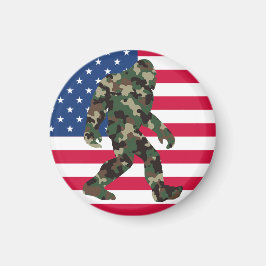 Bigfoot Sasquatch Camo Magneet