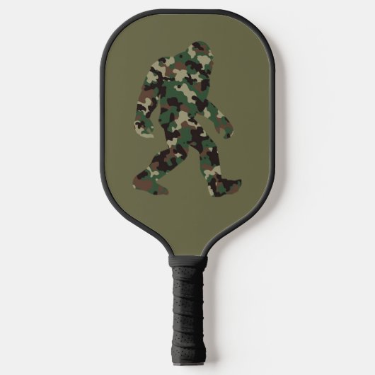 Bigfoot Sasquatch Camo Pickleball Paddle (Voorkant)