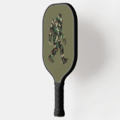 Bigfoot Sasquatch Camo Pickleball Paddle (Links)
