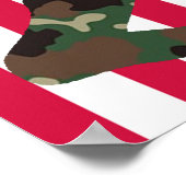 Bigfoot Sasquatch Camo Poster (Hoek)