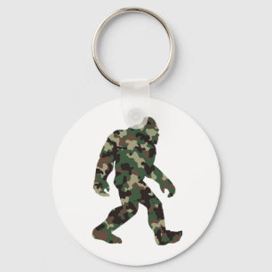 Bigfoot Sasquatch Camo Sleutelhanger