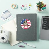 Bigfoot Sasquatch Camo Sticker (iPad Cover)