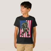Bigfoot Sasquatch Camo T-shirt (Voorkant volledig)