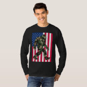 Bigfoot Sasquatch Camo T-shirt (Voorkant volledig)