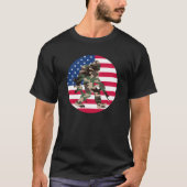 Bigfoot Sasquatch Camo T-shirt (Voorkant)