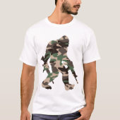 Bigfoot Sasquatch Camo T-shirt (Voorkant)