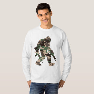 Bigfoot Sasquatch Camo T-Shirt