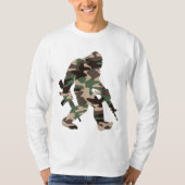 Bigfoot Sasquatch Camo T-Shirt (Voorkant)