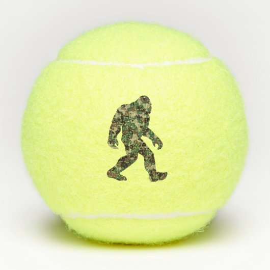 Bigfoot Sasquatch Camo Tennisballen (Voorkant)