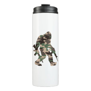 Bigfoot Sasquatch Camo Thermosbeker