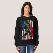 Bigfoot Sasquatch Camo Trui (Voorkant volledig)