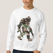 Bigfoot Sasquatch Camo Trui (Voorkant)
