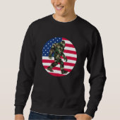 Bigfoot Sasquatch Camo Trui (Voorkant)