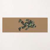 Bigfoot Sasquatch Camo Yogamat (Voorkant (horizontaal))