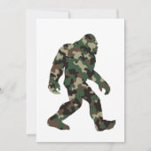 Bigfoot Sasquatch Camouflage Kaart (Voorkant)