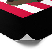 Bigfoot Sasquatch Camouflage Poster (Hoek)